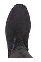 gabor-knielaar-zwart-strass-nubuck-stretch