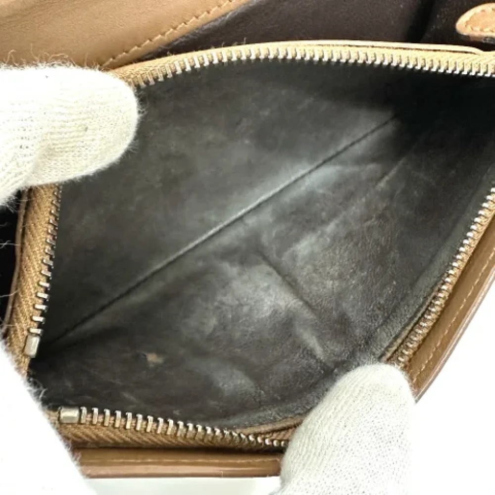 Bottega Veneta Vintage Pre-owned Leather wallets Brown Dames