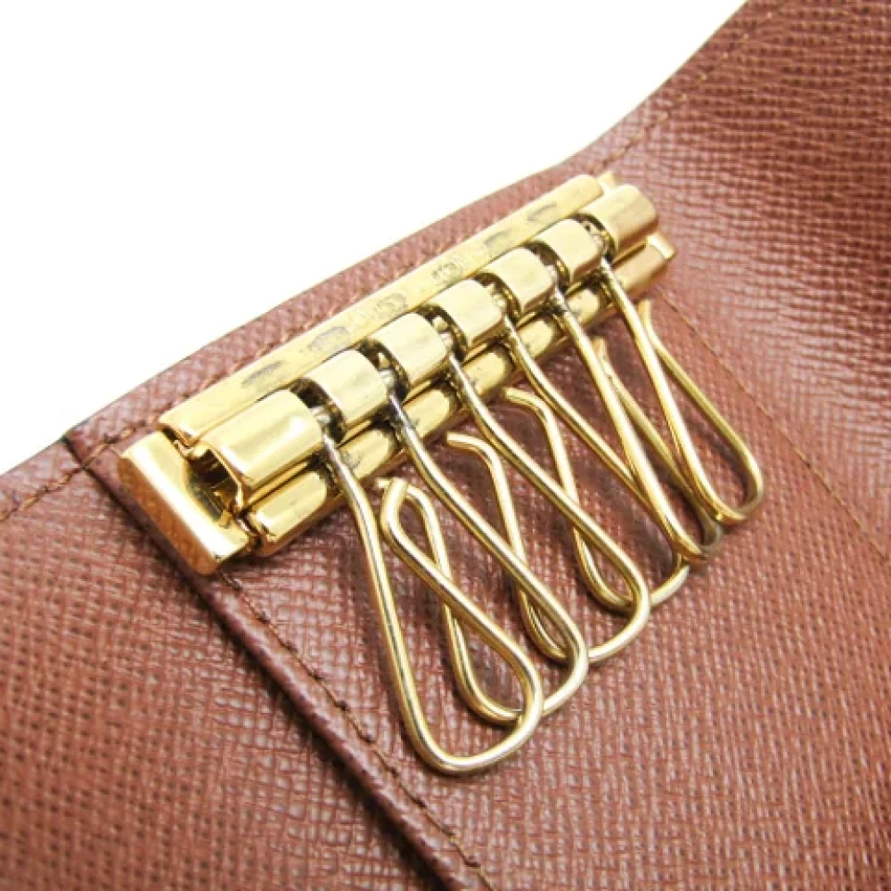 Louis Vuitton Vintage Pre-owned Fabric key-holders Brown Dames