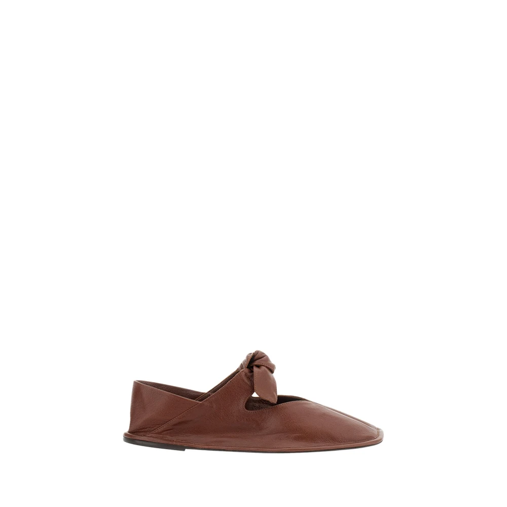 Hereu Brown Ballerinas - Female - Ballerina Shoes - 4 Uk - Shoes