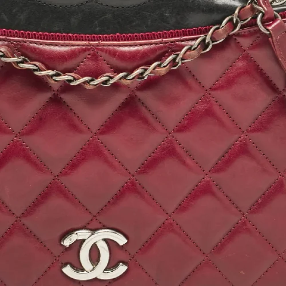 Chanel Vintage Pre-owned Canvas chanel-bags Red Dames