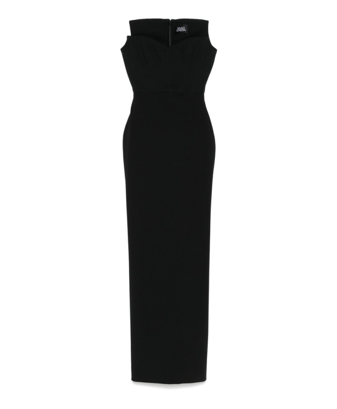 black-strapless-dress-with-rear-slit