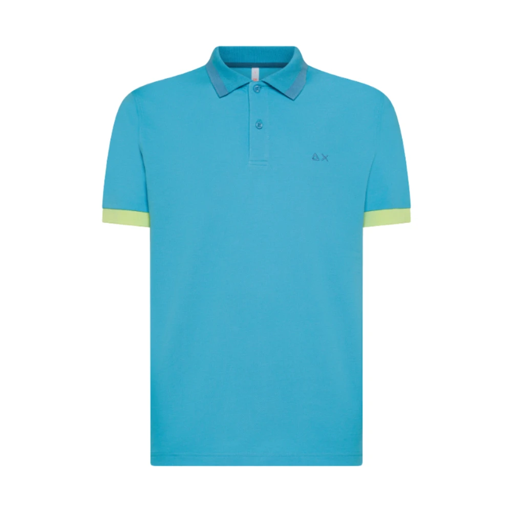 Sun68 - Tops > Polo Shirts - Blue - Sun68 - Modalova