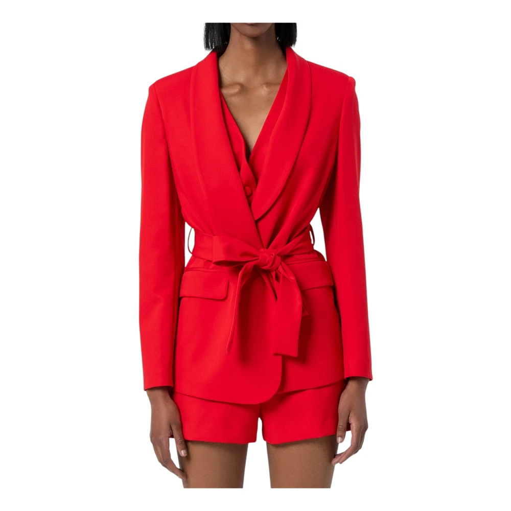 Fracomina Mujer Rojo Chaquetas, Talla: M