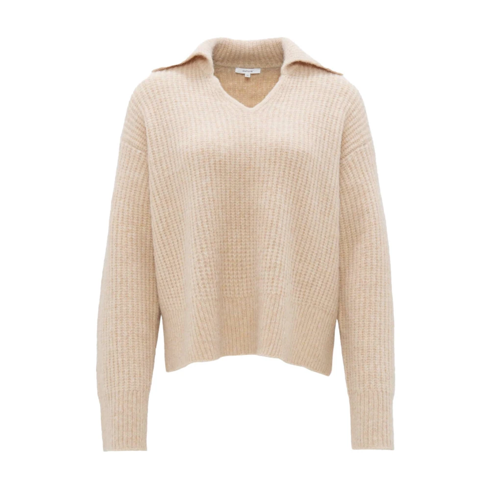 Opus Stijlvolle Pullover voor Vrouwen Beige Dames