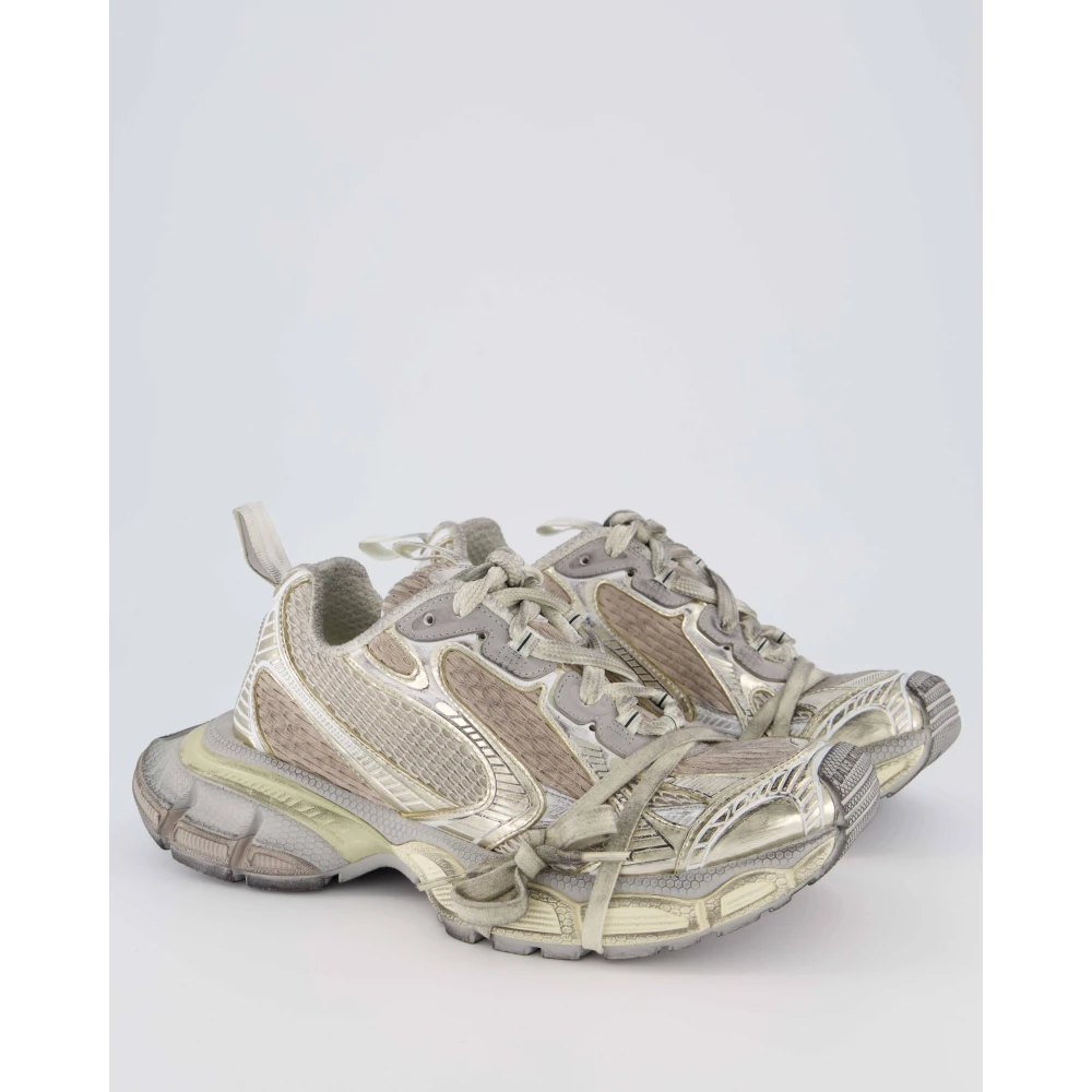 Balenciaga Mix Mesh Rub W Synthetische Sneakers Gray Dames