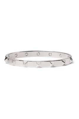 Men's Delicate Sterling Silver Bangle with Hook Clasp