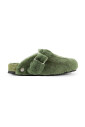 shearling-open-back-buckled-strap-sandal