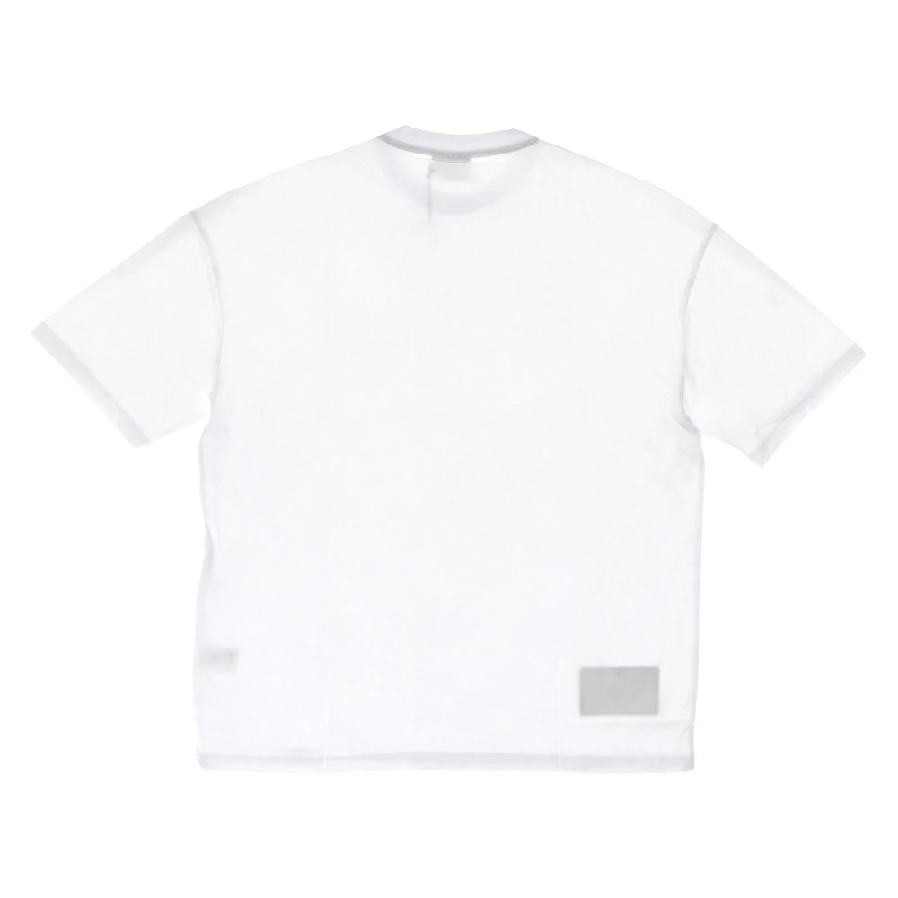 Dolly Noire Wit Tee met Geborduurd Logo White Heren