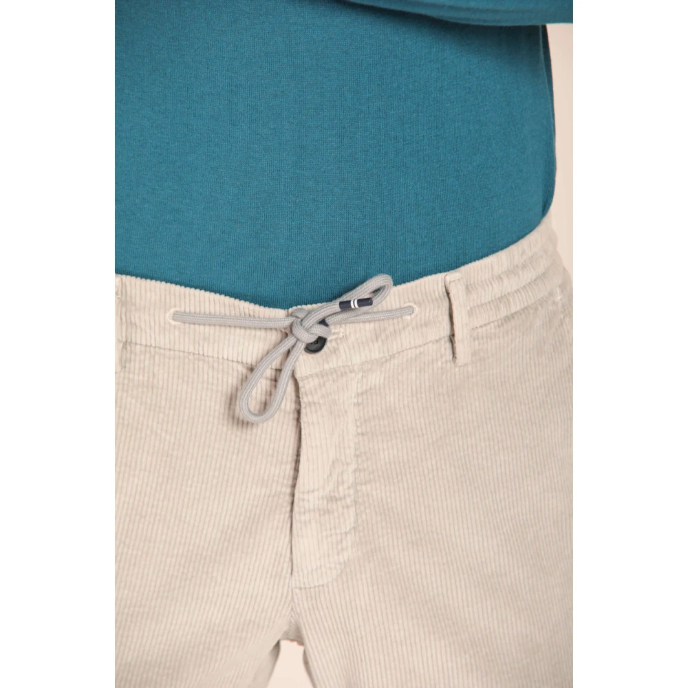 Mason's Fluweel Chino Broek Extra Slim Fit Gray Heren