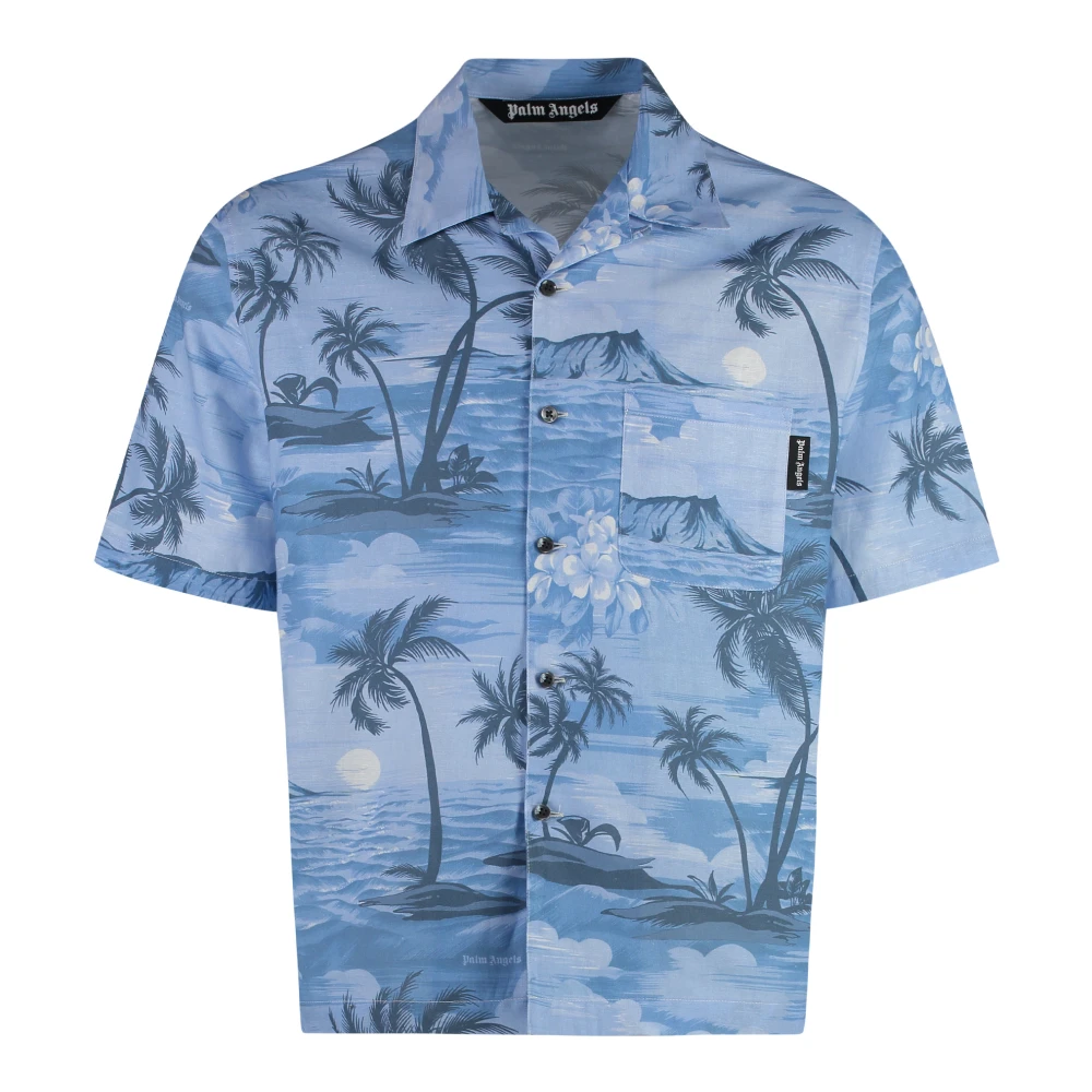 Palm Angels Short Sleeve Shirts Multicolor Heren