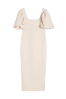 Jacquard cloque dress