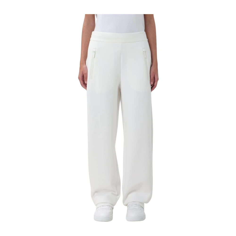 Emporio Armani Donna Bianco Pantaloni, Xl, New,