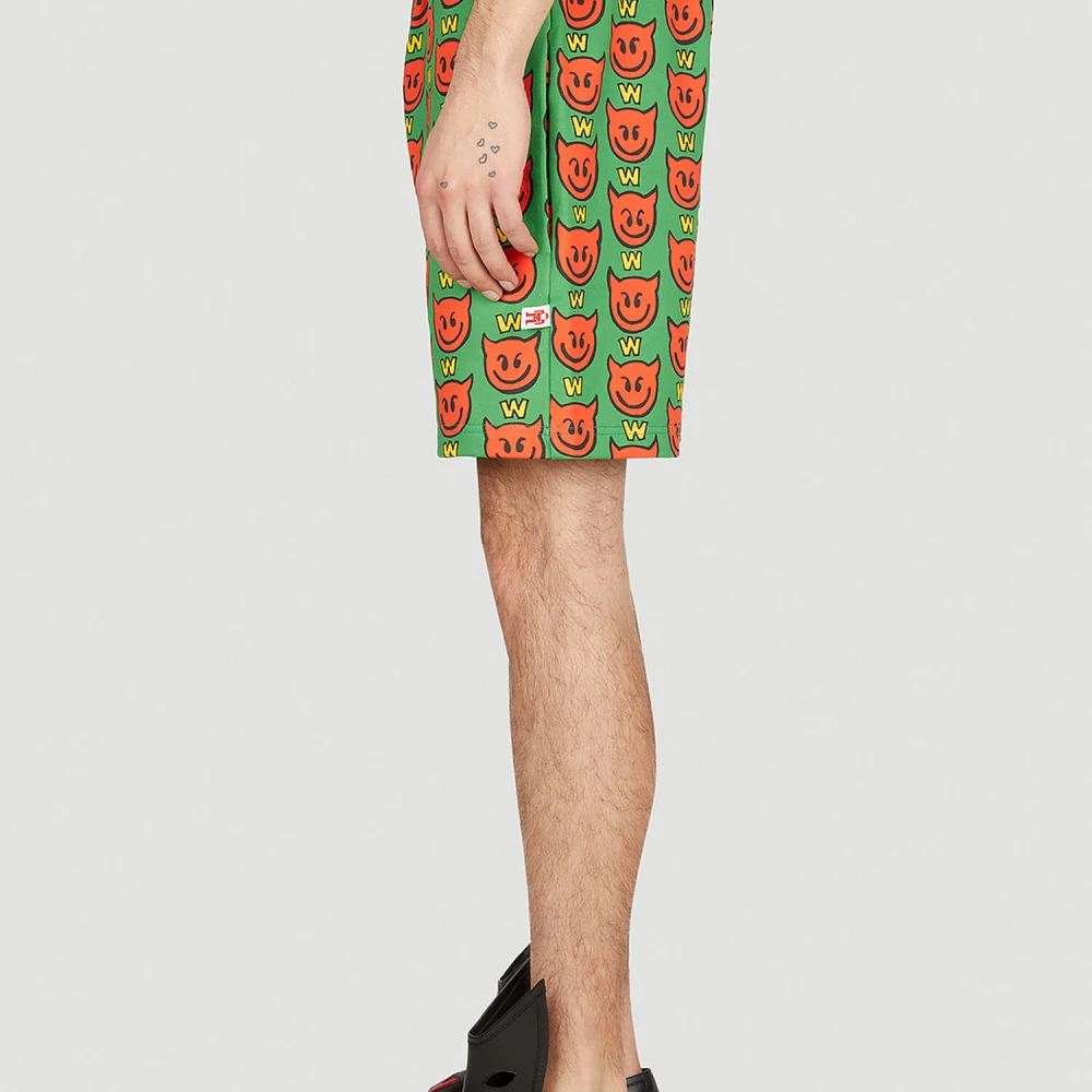 Walter Van Beirendonck Shorts Green Heren