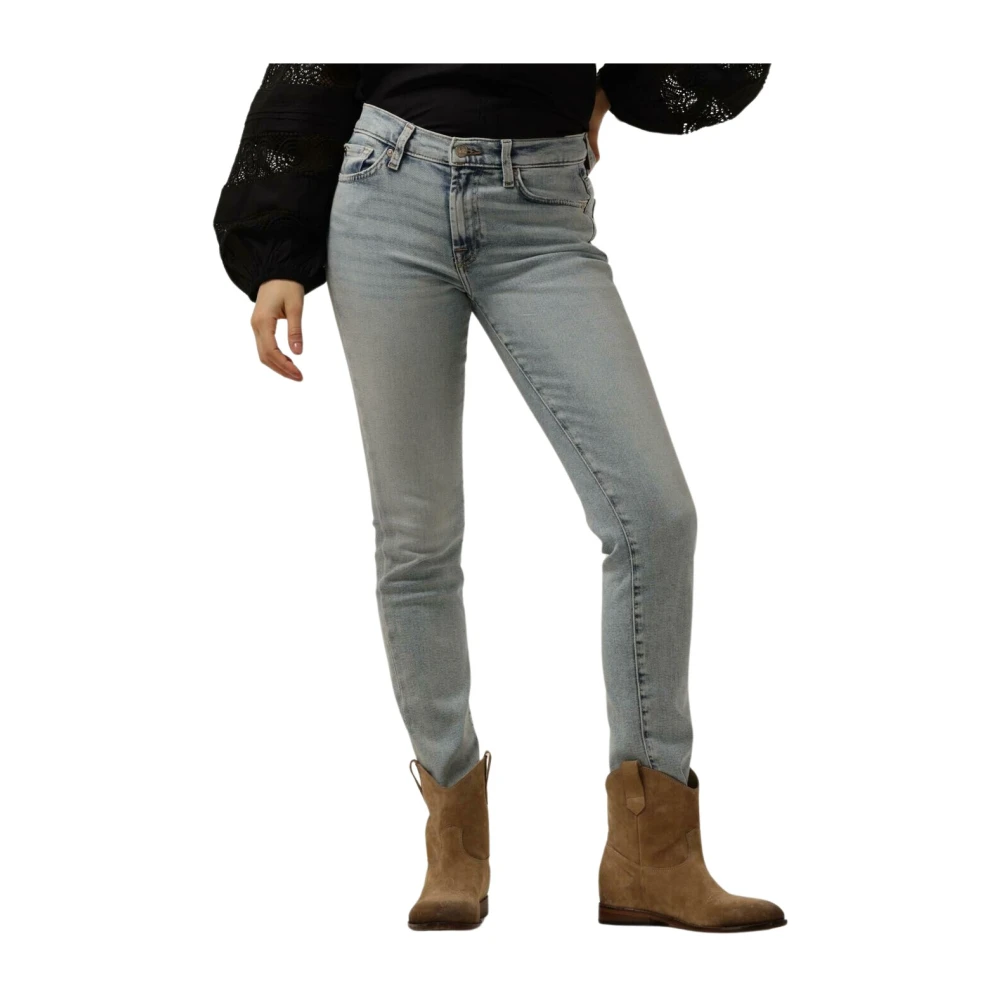 7 For All Mankind Skinny jeans dames Blue Dames