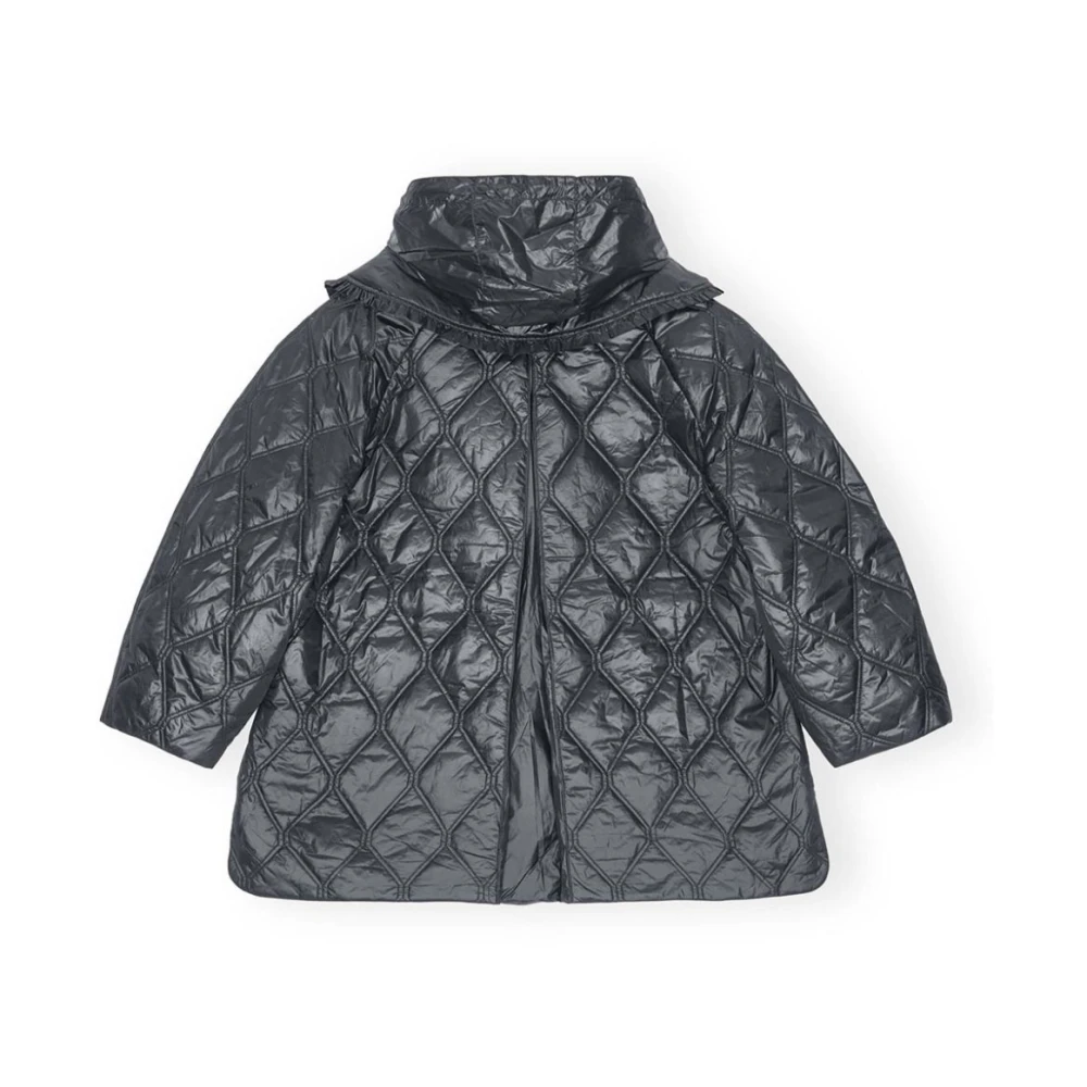 Ganni Stijlvolle Jassen Collectie Gray Dames