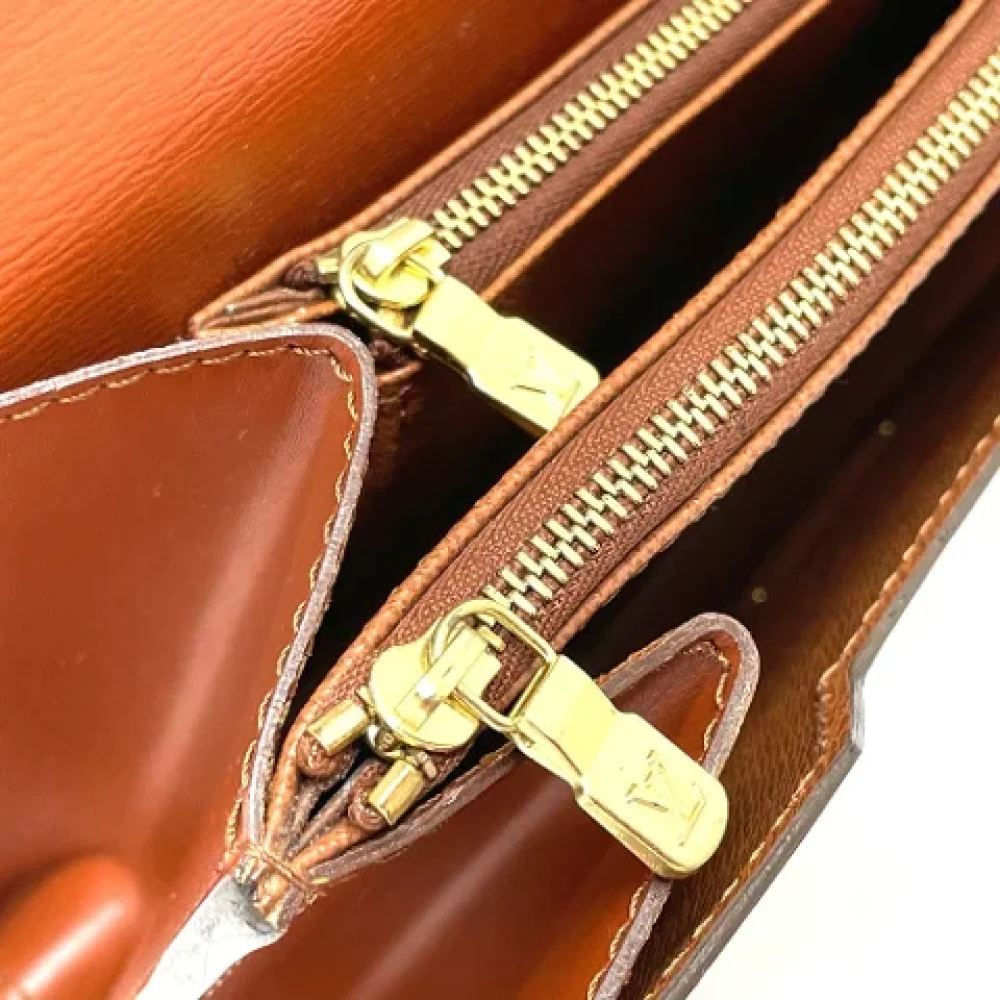 Louis Vuitton Vintage Pre-owned Leather louis-vuitton-bags Brown Dames