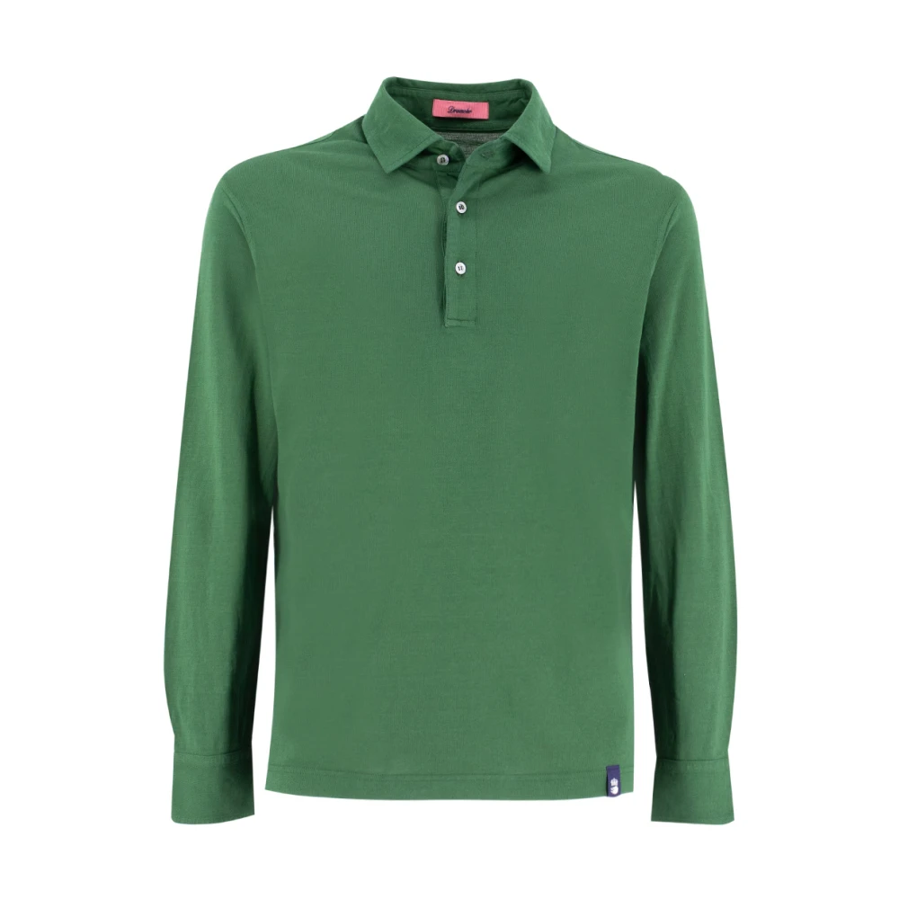 Drumohr Polo Shirts Green Heren