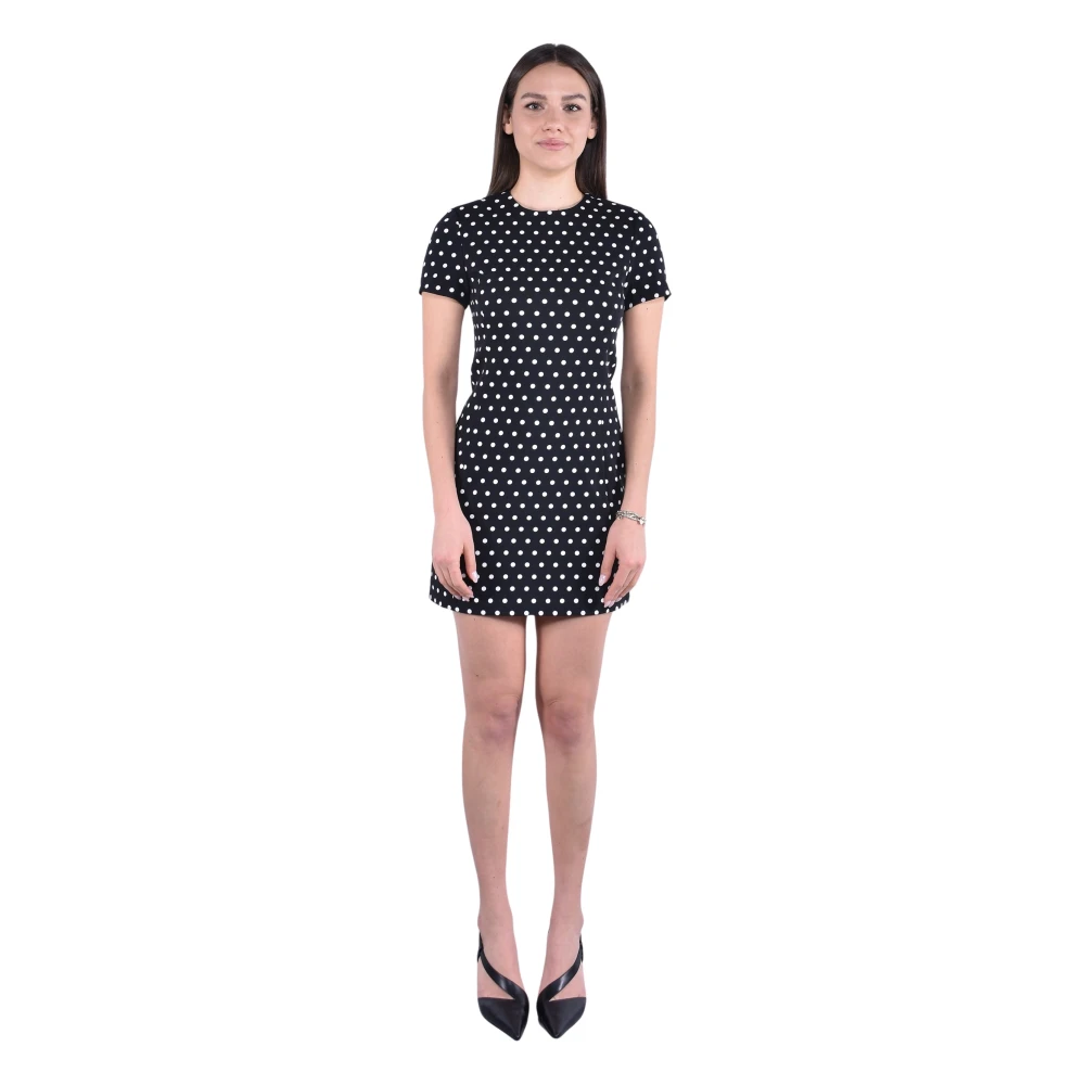 Michael Kors Women's Black Polka-Dot Straight Dress - Short Dresses - Xs - Dresses