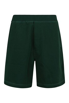 green-red-print-relax-dean-fit-shorts