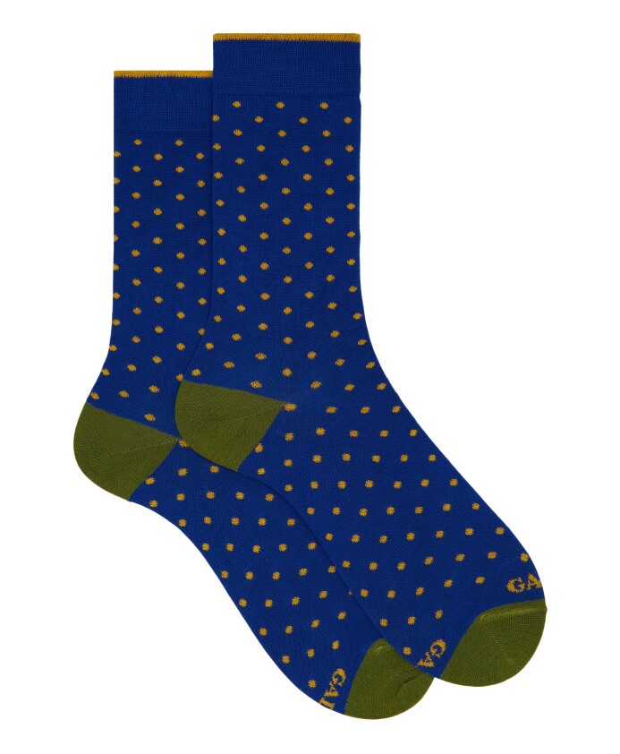 chaussettes-courtes-en-coton-bleu-pour-hommes-avec-motif-a-pois