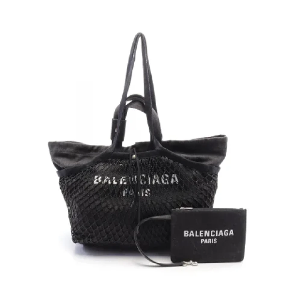 Balenciaga Vintage Pre-owned Nylon balenciaga-bags Black Dames