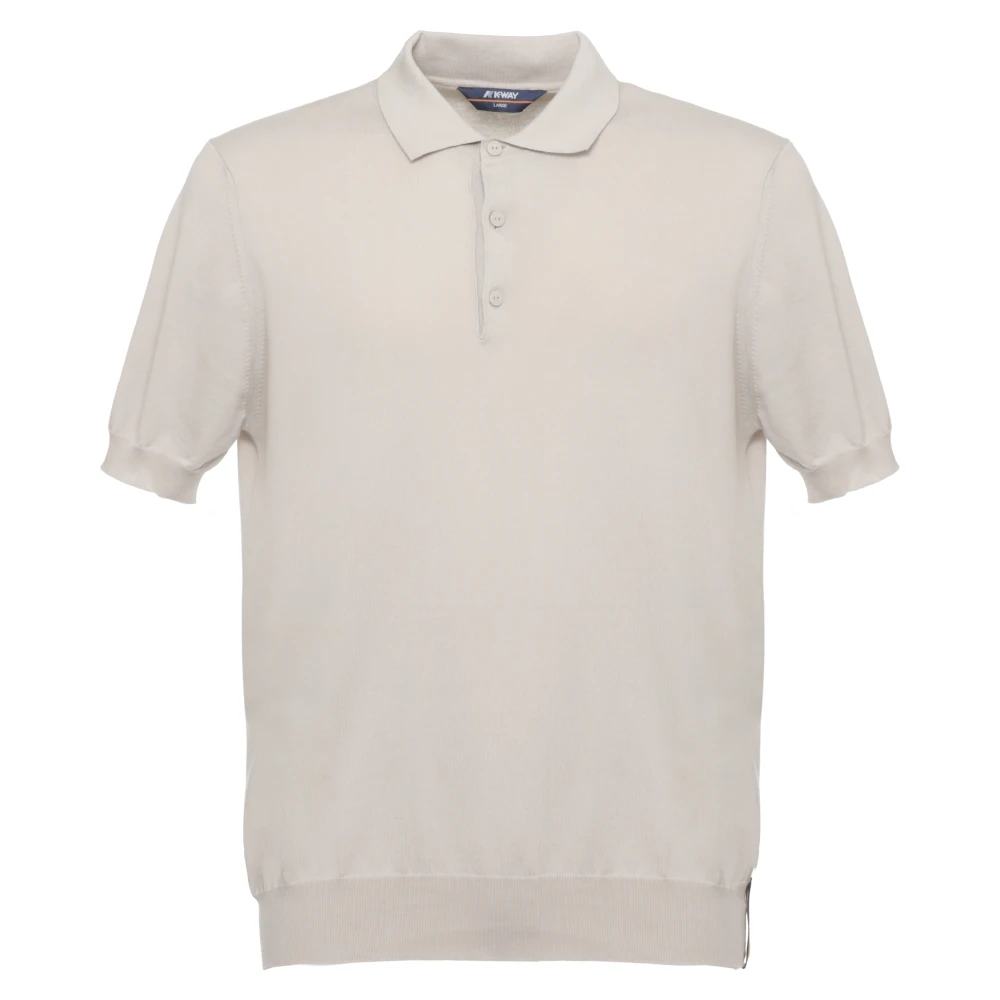 K-Way Mannelijk Beige Tops Heren, S, Katoen, Pleyne Polo