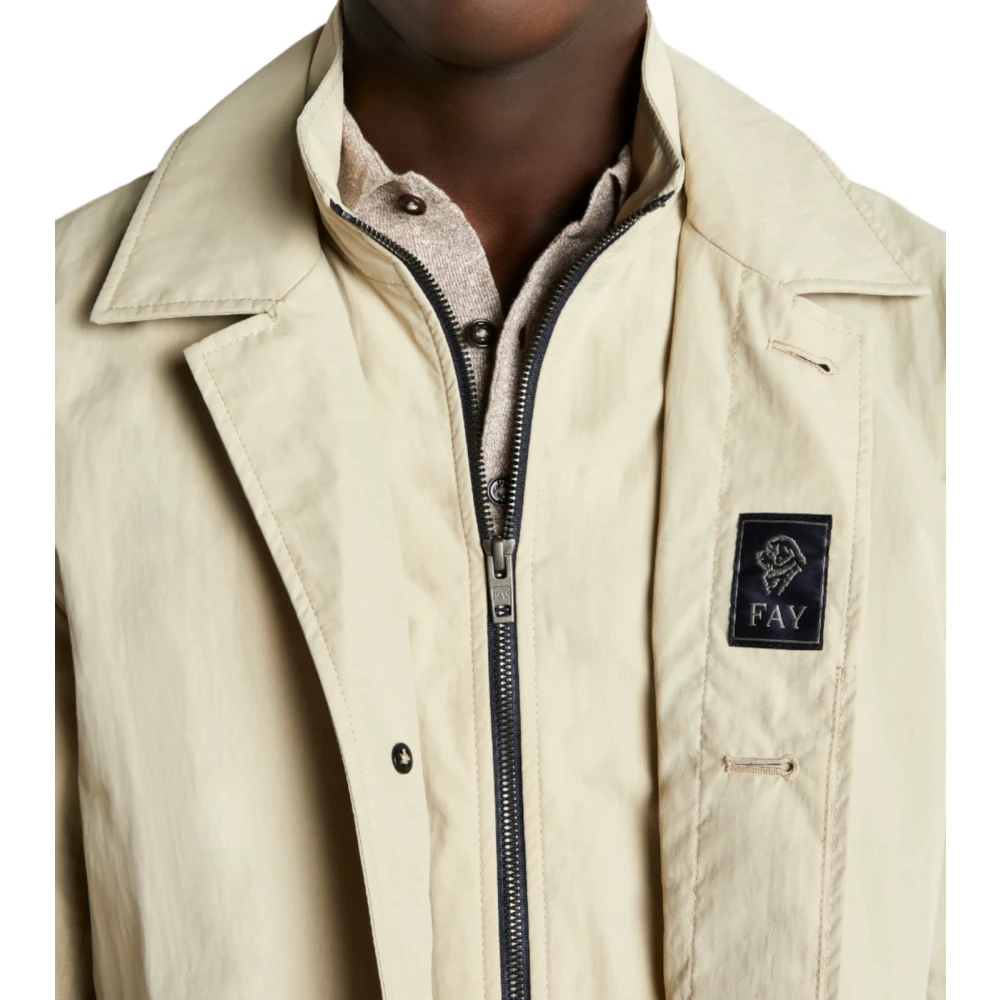Fay Beige Jas Beige Heren