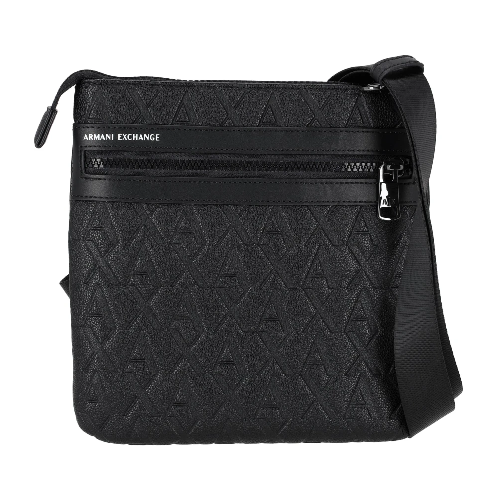 Armani Exchange Svart Messenger Väska I Uc001 Färg