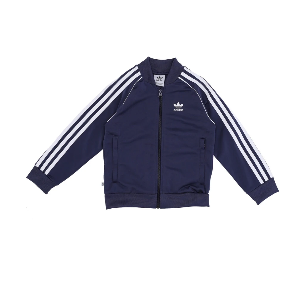 Adidas Barn Tracksuit Set Shadow Navy/Vit Blue, Unisex