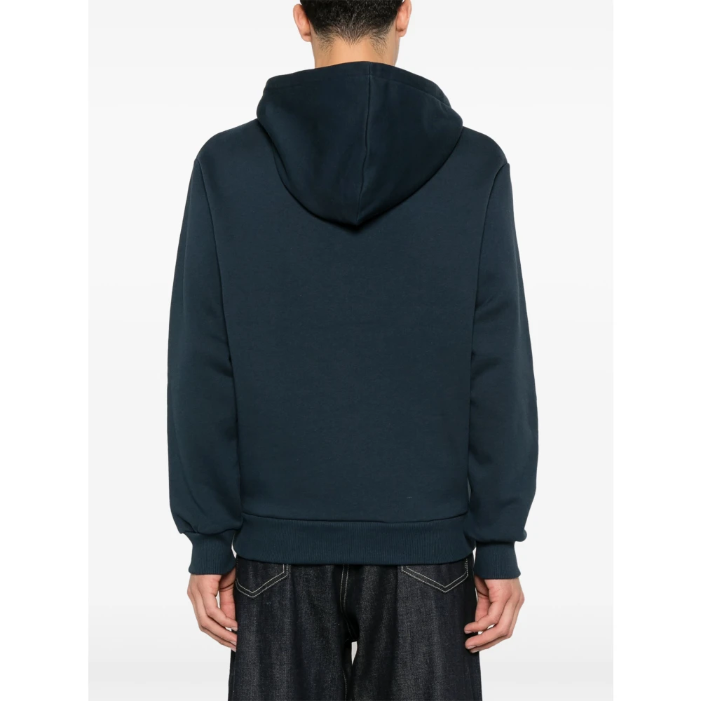 A.p.c. Katoenen Hoodie Blue Heren