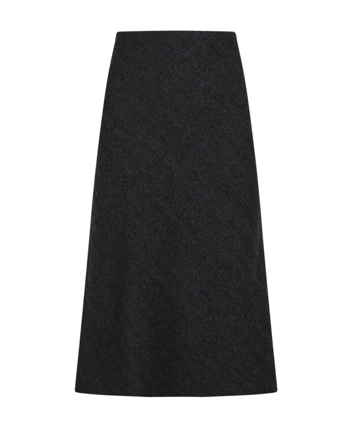 dark-grey-herringbone-trapeze-skirt