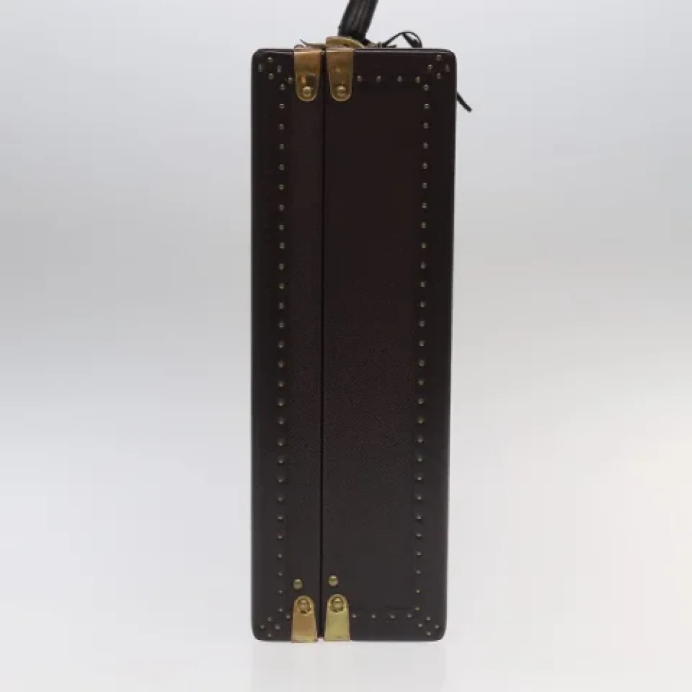 Louis Vuitton Vintage Pre-owned Leather travel-bags Brown Dames