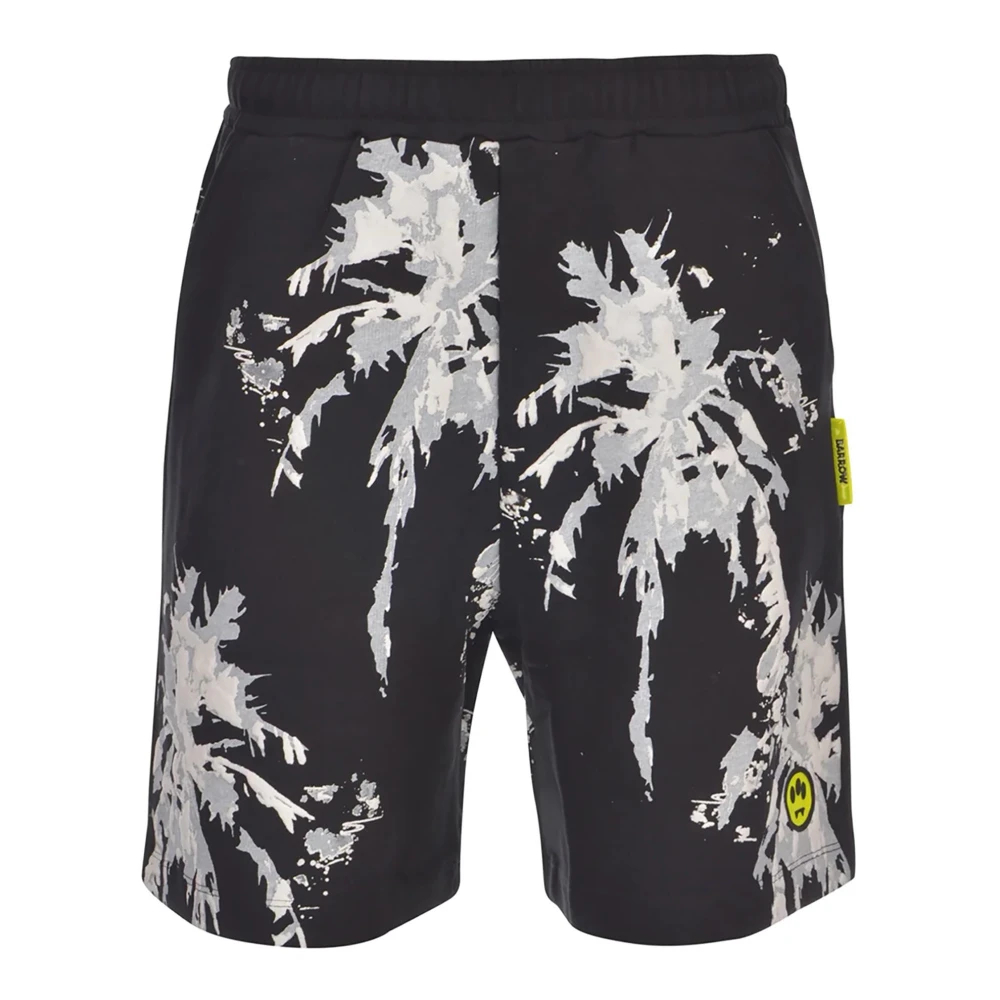 Barrow Katoenen Bermuda Shorts Black Heren