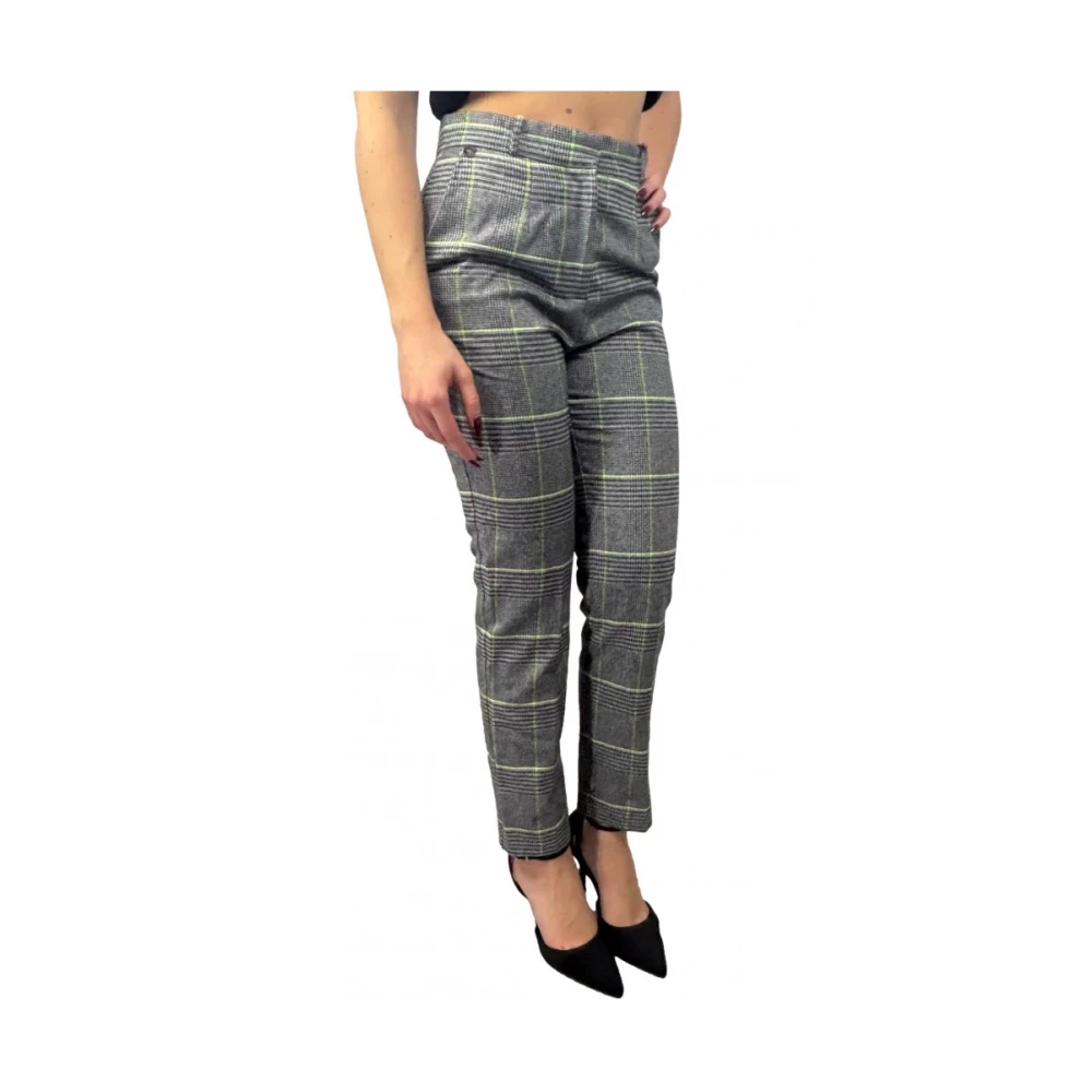 Manila Grace Wollen broek met viscose Gray Dames