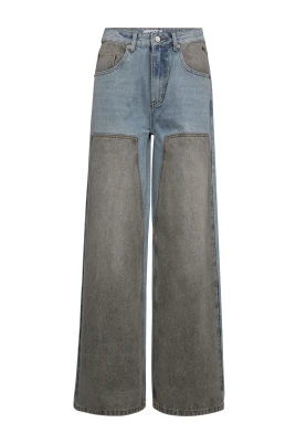 Two-Tone Patch Tall Jeans