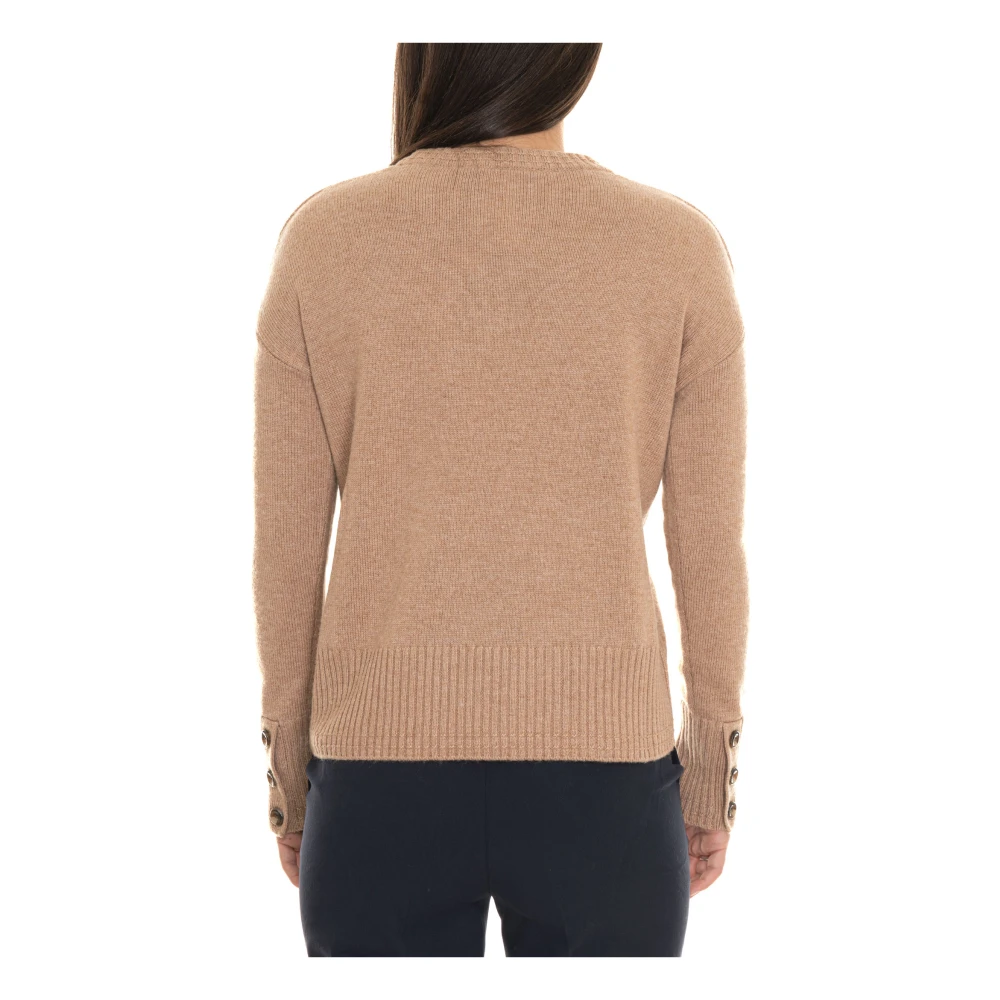 Pennyblack Gezellige Ronde hals Pullover Gray Dames