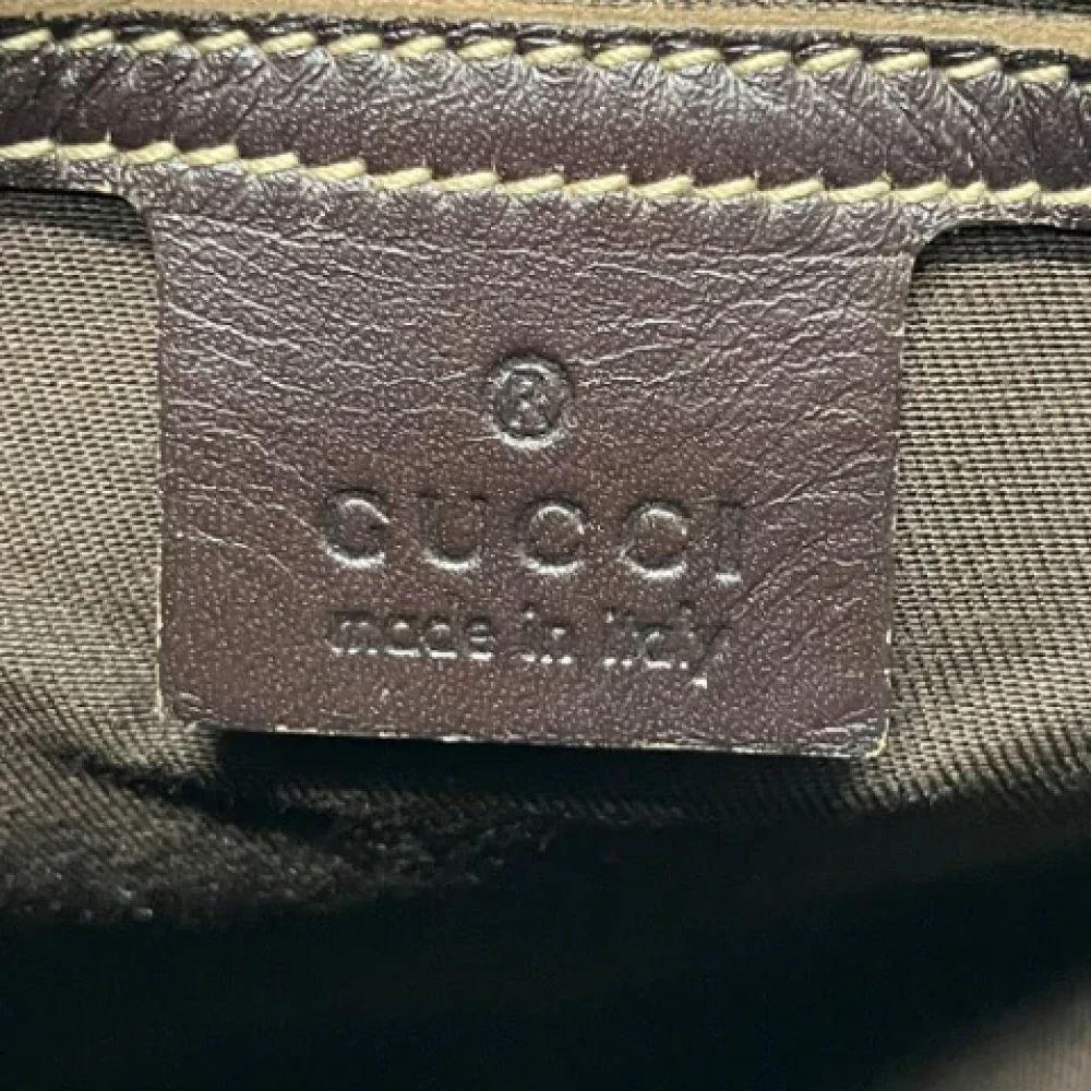 Gucci Vintage Pre-owned Leather shoulder-bags Brown Dames