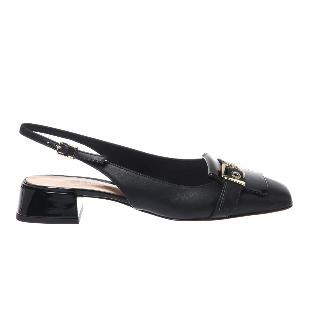 Baldinini Women's Black Slingback Pump - Pumps - 5 Uk - Shoes