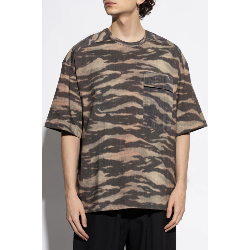 Jil Sander Oversized T-shirt Brown Heren