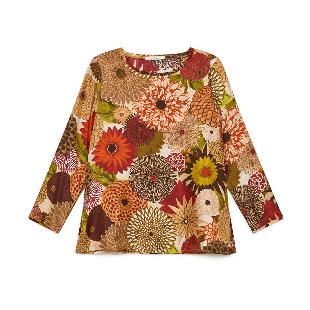 Maliparmi Collectie Prints Lange Mouw Shirt Multicolor Dames