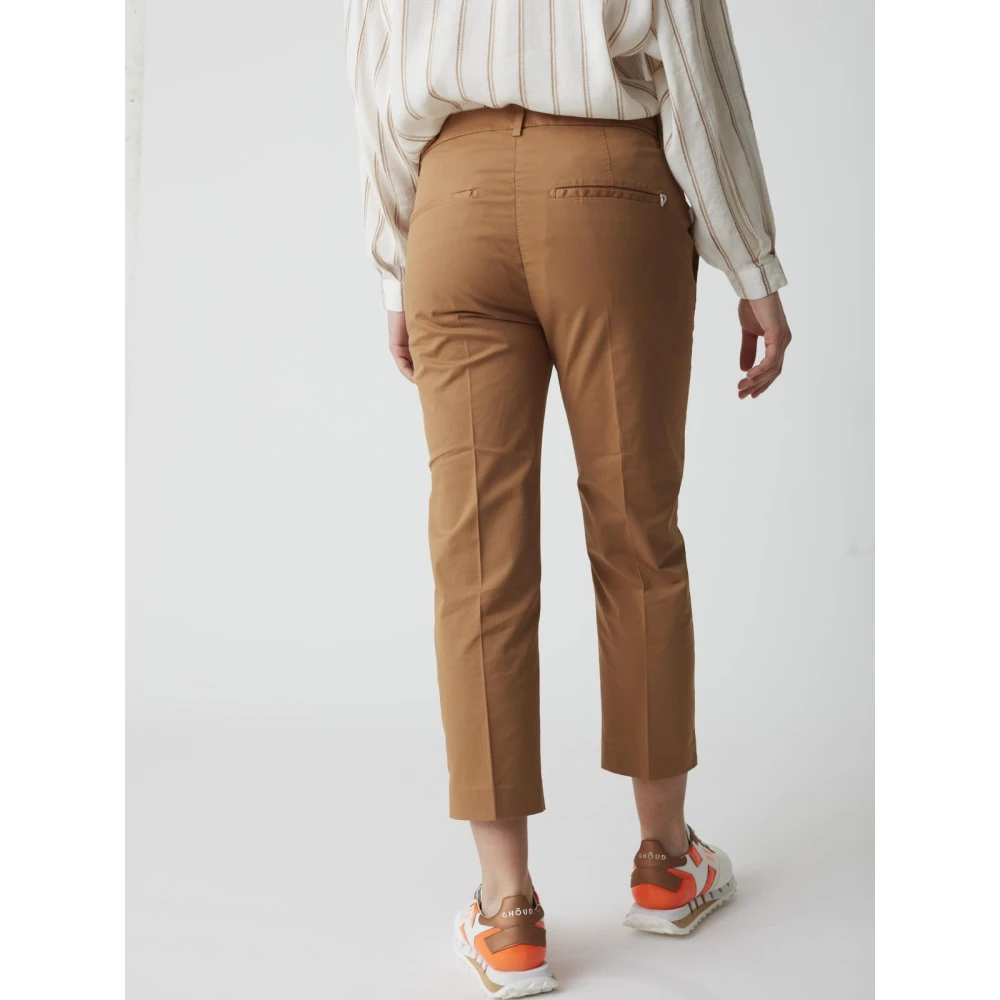 Dondup Ariel Broek Beige Dames