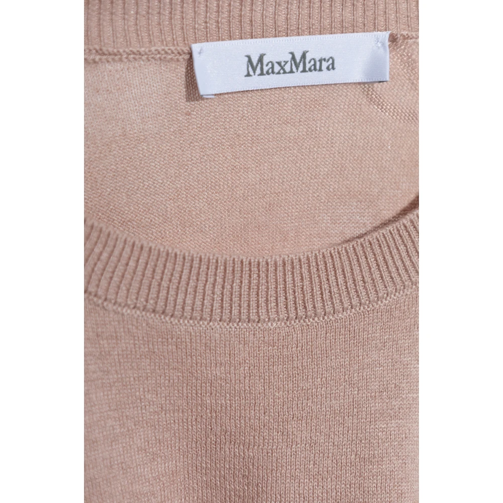 Max Mara Korte trui Warren Pink Dames