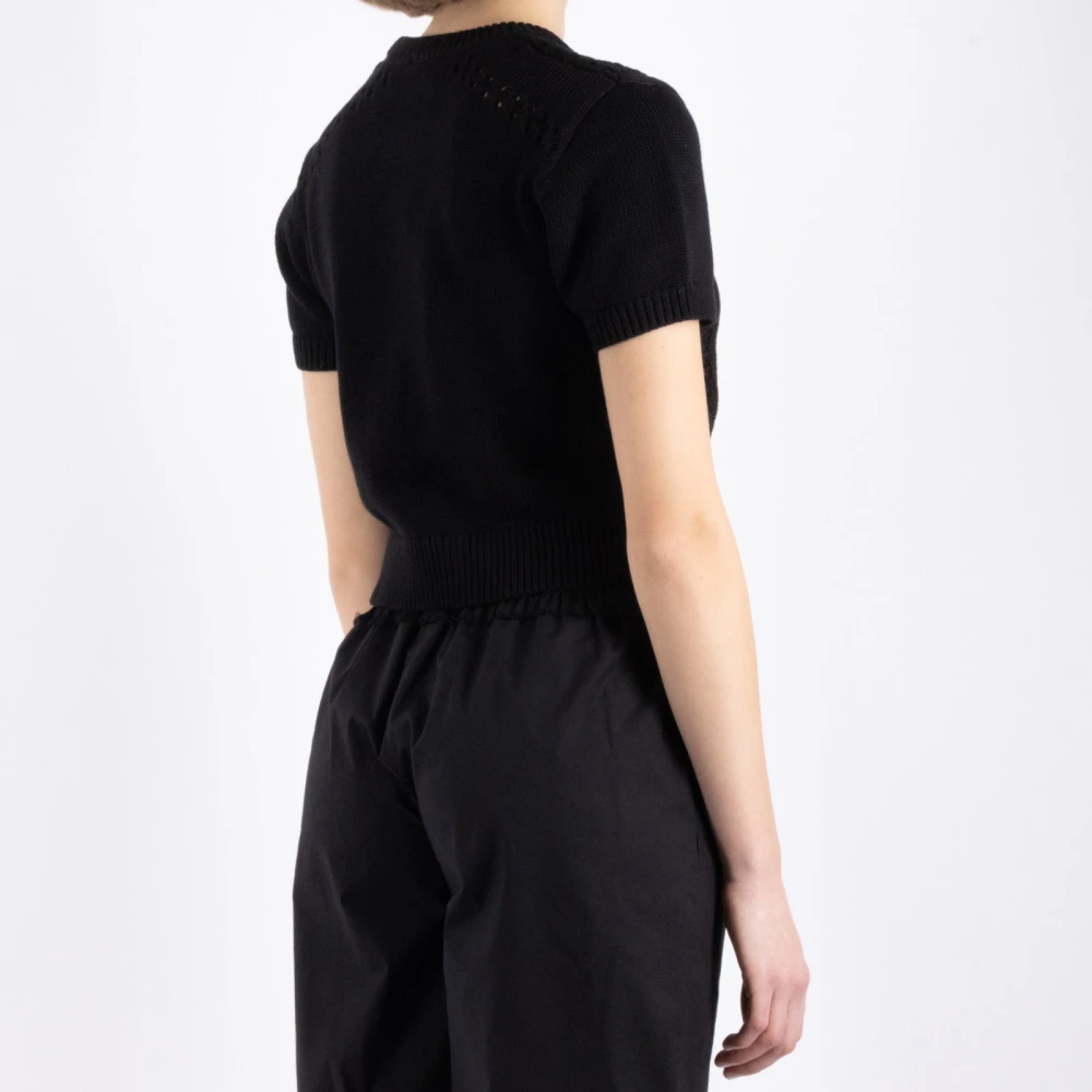 The Garment Biologisch Katoen Zwarte T-shirt Black Dames