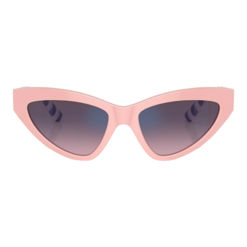 Dolce & Gabbana Rosa Gradient Linser Cat-Eye Solglasögon Pink, Dam