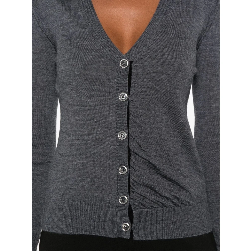 pinko Lana Cardigan Sweaters Gray Dames