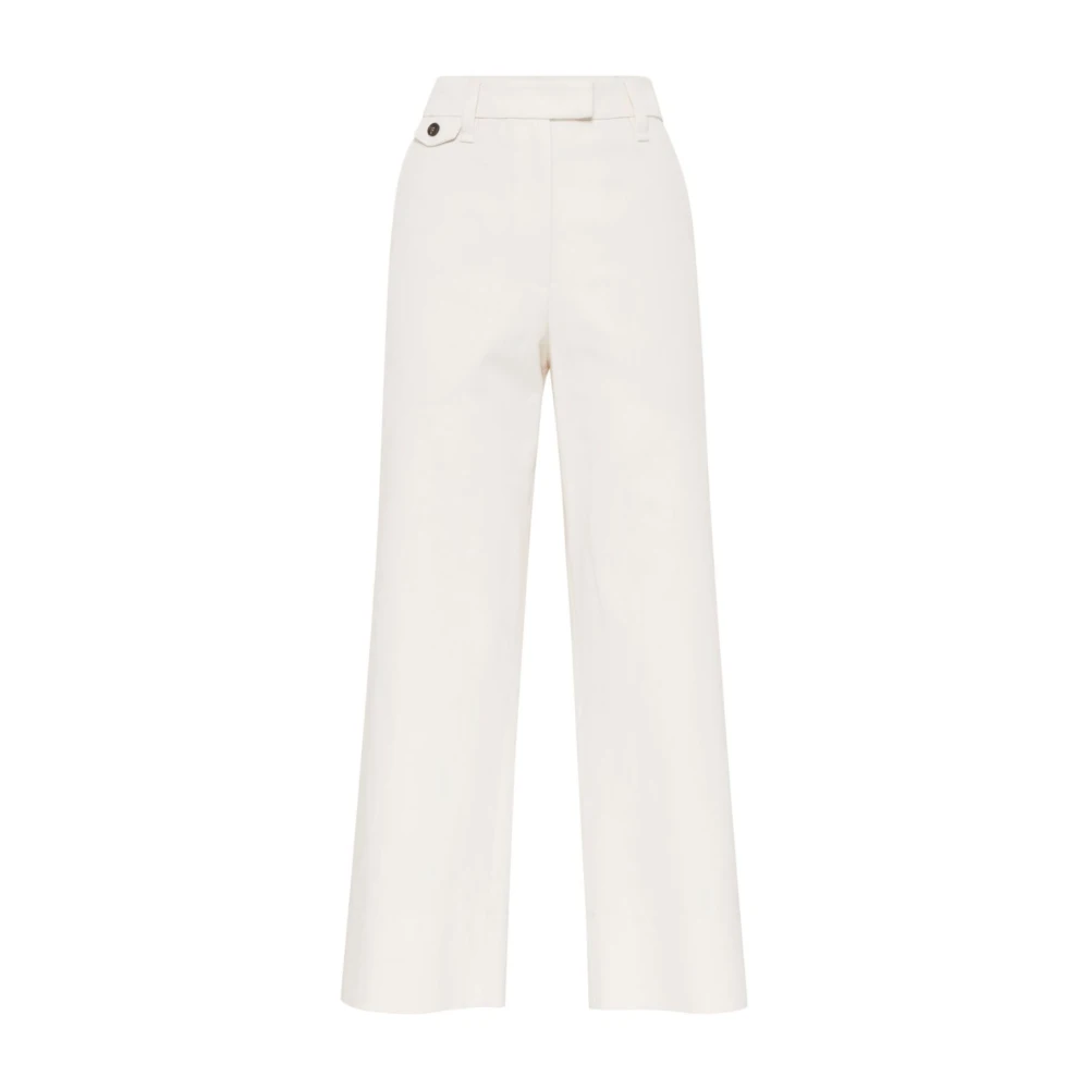 Trousers > Wide Trousers - - Brunello Cucinelli - Modalova