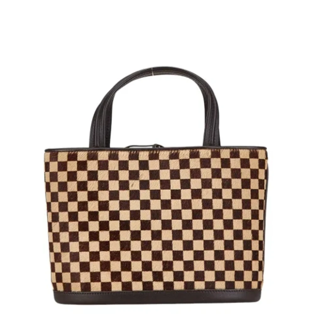 Louis Vuitton Vintage Pre-owned Leather handbags Brown Dames