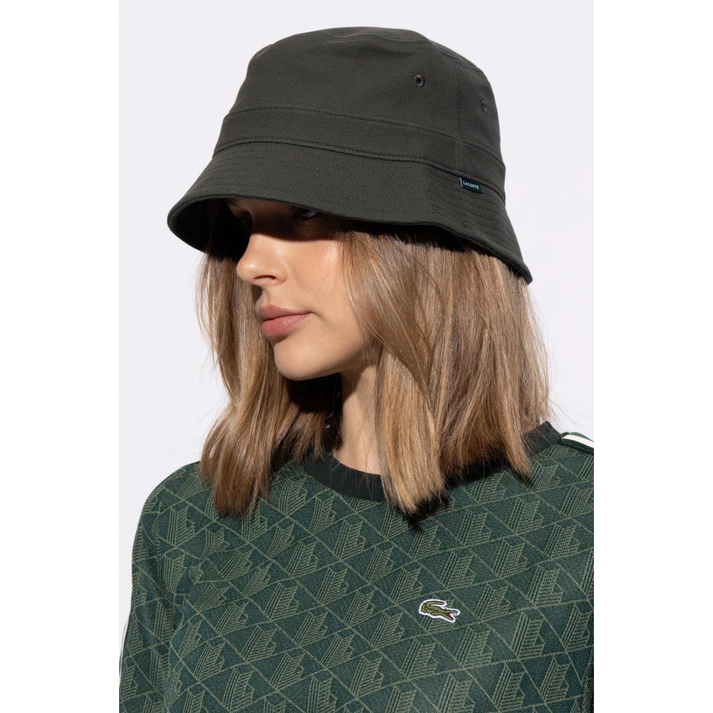 Lacoste Hoed met logo Green Dames