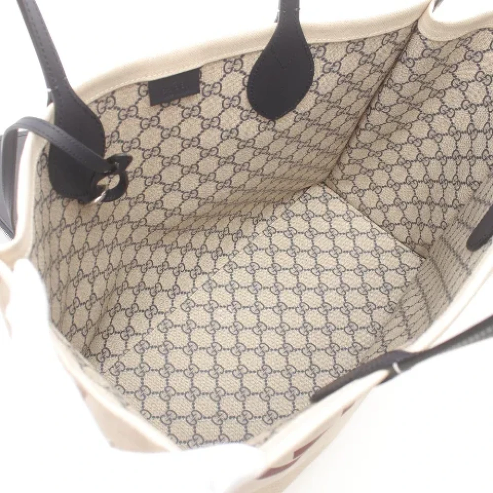 Gucci Vintage Pre-owned Canvas totes Beige Dames